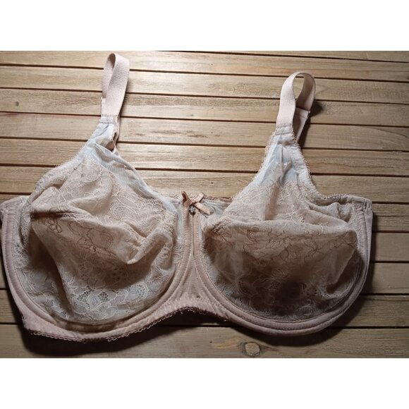 Wacoal Underwire Bra 34G Beige Nude Adjustable Straps Model 855186 - Picture 11 of 12